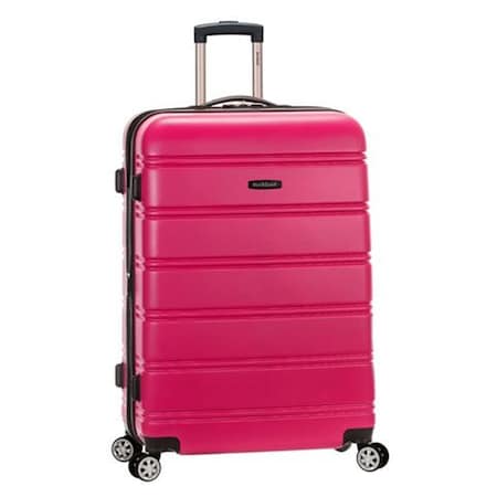 Rockland 28 in. Expandable ABS Dual Wheel Spinner Luggage - Magenta F1603-MAGENTA